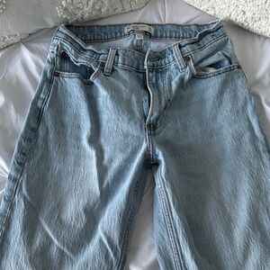 Abercrombie curve love low rise baggy jeans